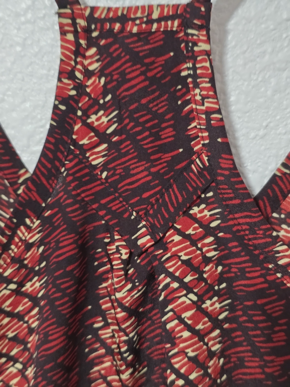 Patterson J. Kincaid Burgundy Patterned Strappy Camisole - Picture 9 of 10